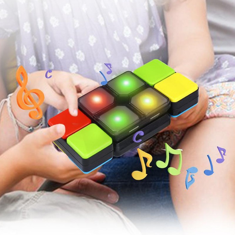 Smart Speed Puzzle Toy Flashing Handheld Electronic DIY Games for