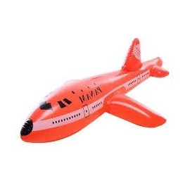 50cm Inflatable Red Aeroplane -Versatile Inflatable Products- Fun, Durable, and Perfect for Every Occasion-Inflatable Pool Floats & Beach Accessories