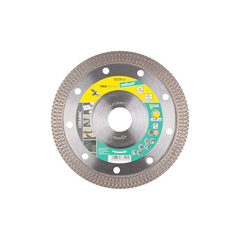 wolfcraft 8329000 125mm Diameter x 22.2mm Diamond Cutting Disc