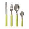 Color Life Cutlery 24 Pieces Fashion Green
