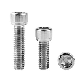 SZJIUZYD 1/4-20 x 1 Socket Head Cap Screws Allen Hex Bolts, 304 Stainless Steel 18-8, UNC Fully Machine Thread, 25Pcs Silver