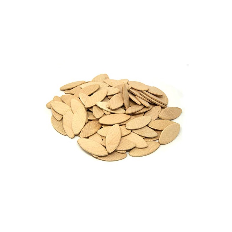 WEN 20 Birch Wood Biscuits for Woodworking, 100 Pack (JN122B)