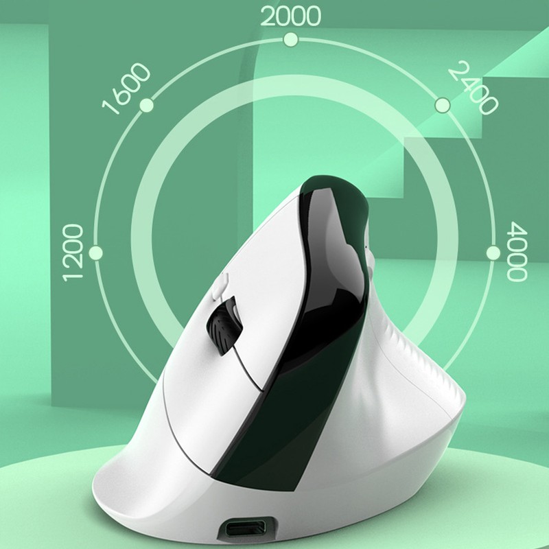 Bluetooth Wireless Mouse 4000DPI Ergonomic Design Reduce Muscle Strain Vertical