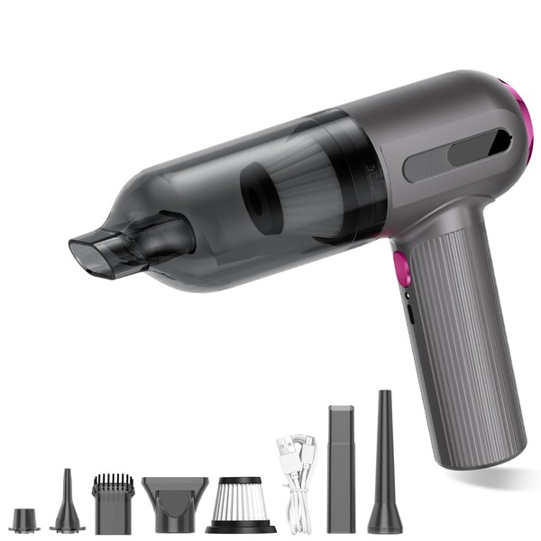 Handheld Car Vacuum Cleaner, 16000Pa Air Duster, 3-Speed Adjustable 120W