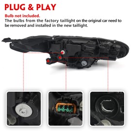 Huray LED Headlight Assembly Fit for Nissan Sentra S/SV 2020 2021 2022 RH Headlamp OE Style Replacement for NI2503277 Right Passenger Side