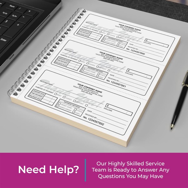 PrintPPS Custom 8.5" x 7" (3 Per Page) Carbonless NCR