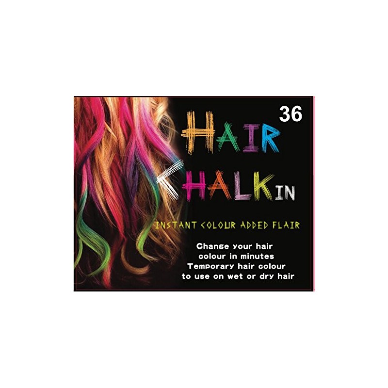 Boolavard hair crayon, 36 colours set, hair chalk