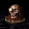 Nemesis Now, Bronze, Scrapped Skull Steampunk Skeleton Figurine, 19cm
