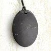 Shungite-Tolvu Shungite rock pendant "Goodness" Real shungite stone made in
