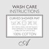 Allure Curved Bath Mat 48 x 80cm – 100% Cotton
