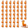 OZLMC 50 Pcs Mini Giraffe Figurines for Fairy Gardens,Miniature Landscapes,