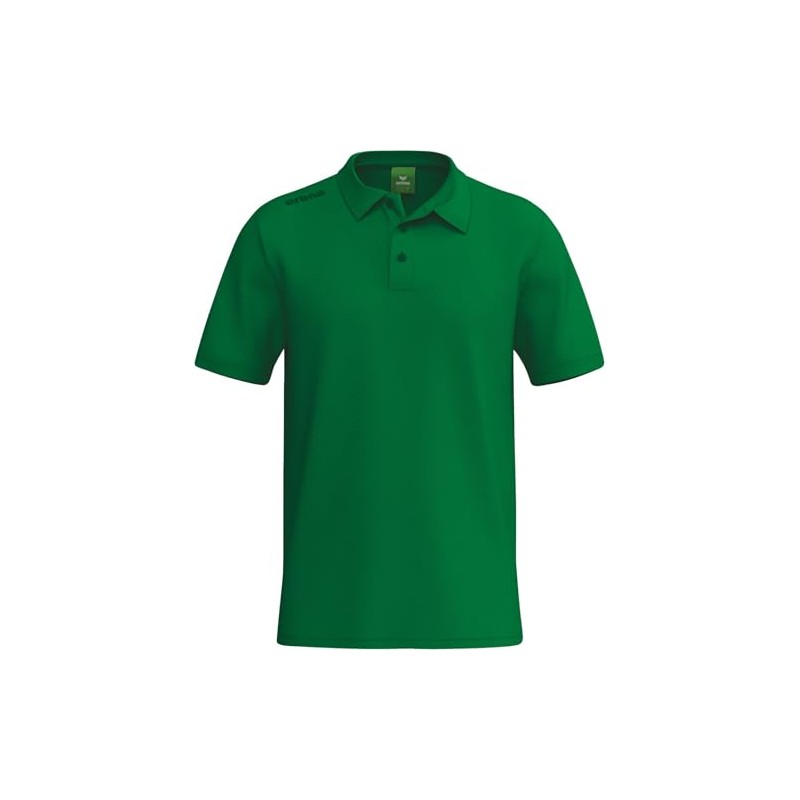 Erima TS Maglietta Polo (2112611) Unisex - Adulto, Smeraldo, XS