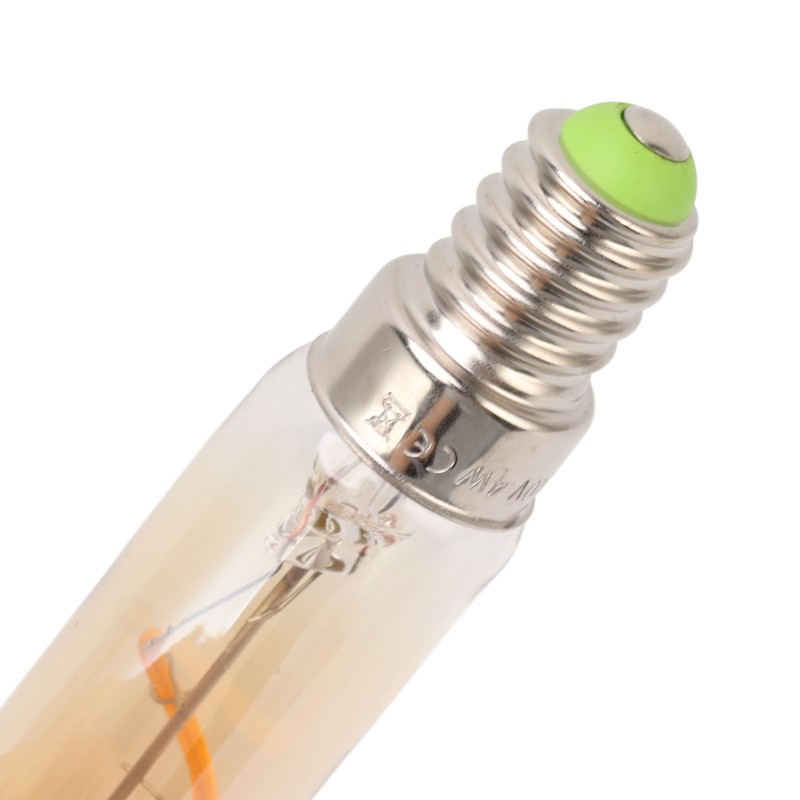 2 PCS E14 LED Light Bulb 3w Golden Tubular Bulb