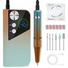 HOMEASY Nail Drill 40000RPM - Rechargeable Nail File with Bits,