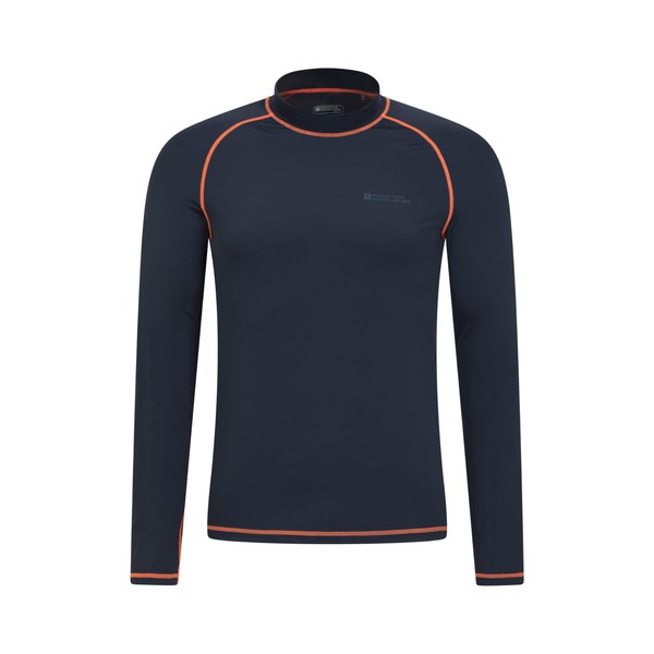 Mountain Warehouse Mens Long Sleeves Rash Vest - Quick Drying