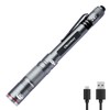 okcomuy Rechargeable Pen Light Flashlight IP67 Waterproof with Pocket Clip
