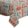 Xtremepads London Britishs Pattern Pattern - Rectangle Oblong Linen Tablecloth,