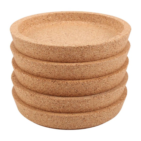 Ahvqevn 5 Pcs Cork Coasters for Beverage Coasters, Heat Resistant