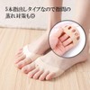 HappyHome Foot Protection Pads, Toe Socks, Foot Cushion, 4 Pieces,