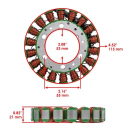 Celox Stator & Gasket for Yamaha XV535 XV-535 Virago 535 1987 1988 1990 1993-2000