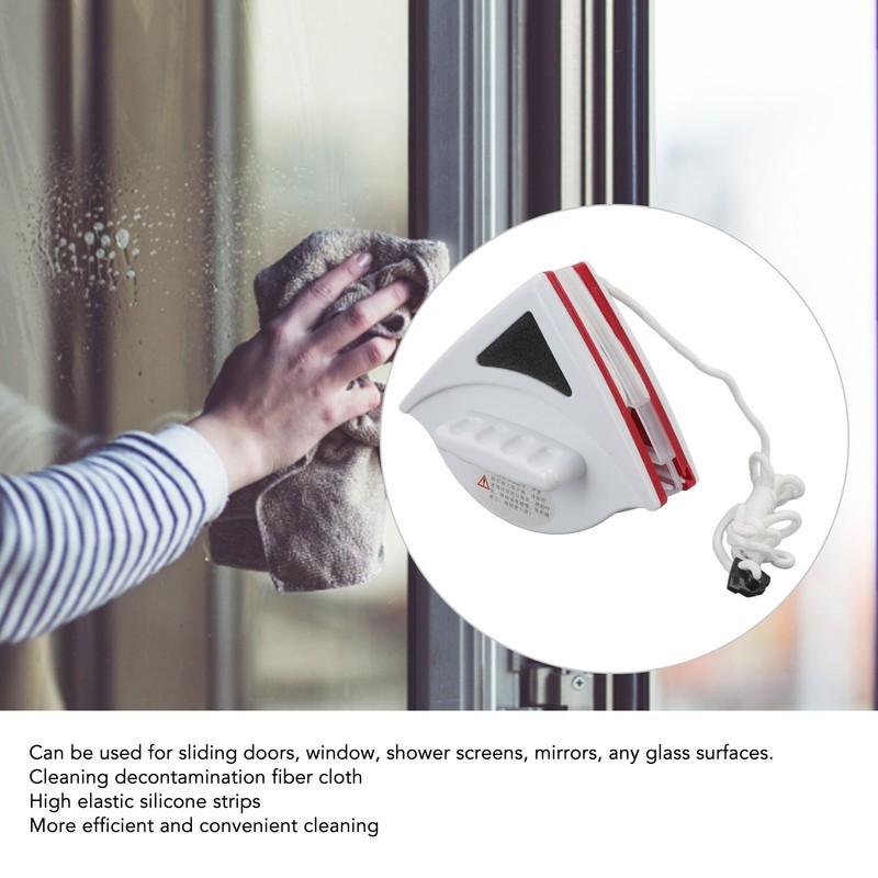 Magnetic Window Cleaner Double Sided Window Glass Glider Wiper Multi