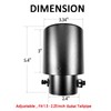Dsycar Universal Stainless Steel Car Exhaust Tail Muffler Tip Pipe