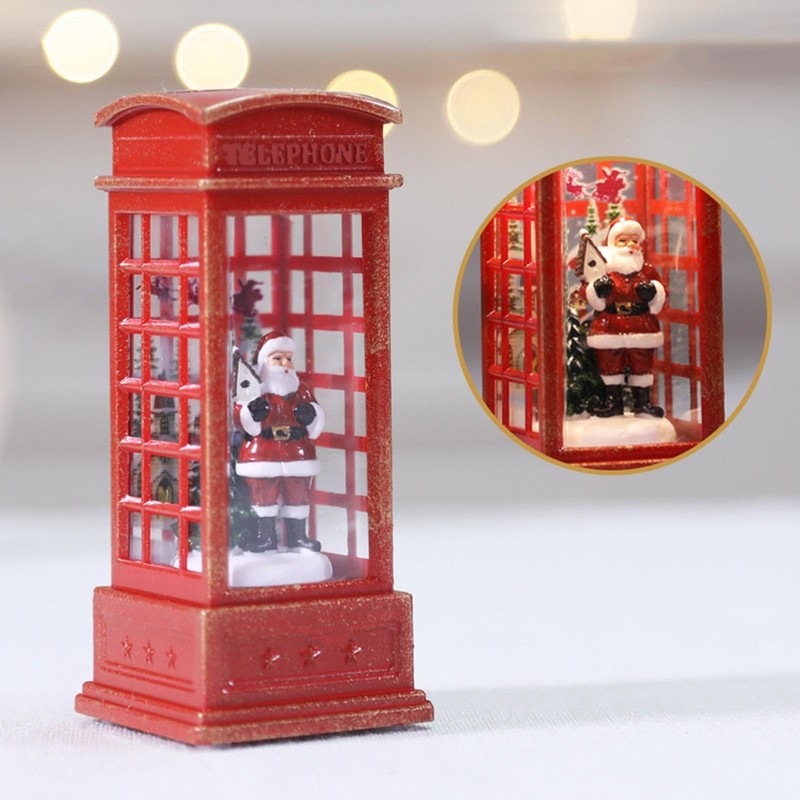 London Phone Booth Light, LED Lamp - Retro London Telephone