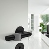 DOOR STOP FOR HANDLE IN BLACK RUBBER