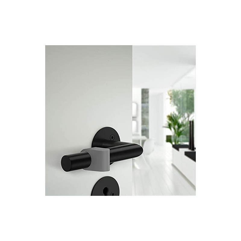 DOOR STOP FOR HANDLE IN BLACK RUBBER
