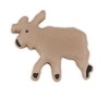 Staedter Elk Shape Cookie Cutter,7 cm, Stainless Steel, Silver