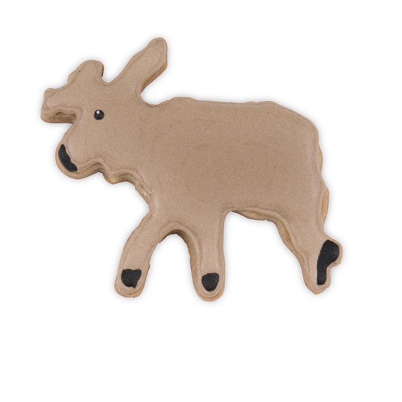 Staedter Elk Shape Cookie Cutter,7 cm, Stainless Steel, Silver