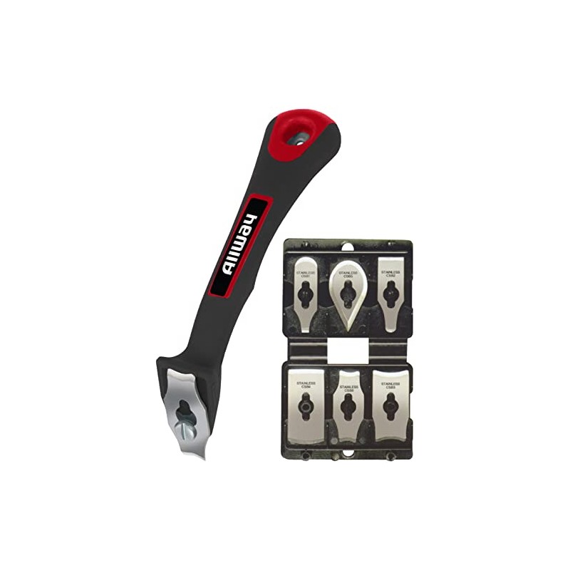 ALLWAY CS6 Soft-Grip Contour Scraper Set with 6 Blades and