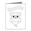 Truly Teague Note Cards (20 Pack) Spooky Little Ghost Owl