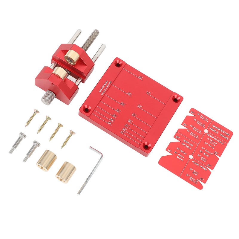 Honing Guide System Chisel Sharpening Guide Jig Kit Stainless Steel