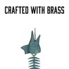 Rivers Edge Products Fishbone Wind Chime, Unique Fish Skeleton Wind