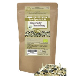direct&friendly Organic Olive Leaves Tea Blend with Olive Leaves, Aronia Berries, Elderflower and Lemon Myrtle (100 g)