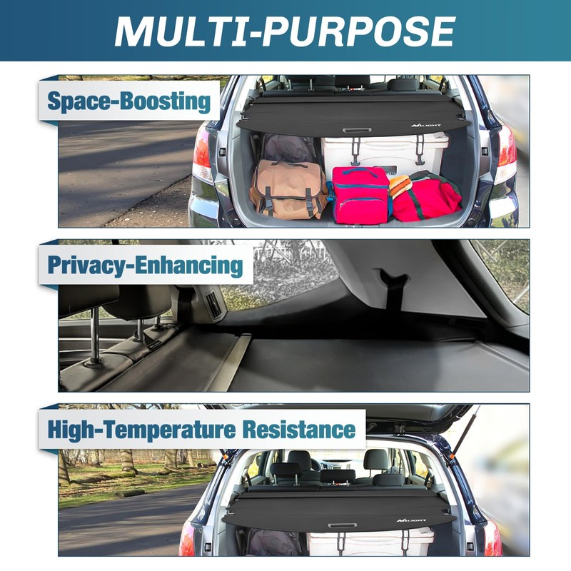 Nilight Cargo Cover Fit for Subaru Outback 2010 2011 2012
