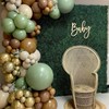 Green Brown Gold Balloons, 50PCS Green and Brown Balloons, Sage