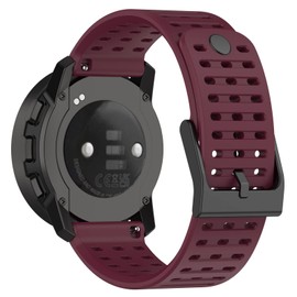 Watch Bands Fit for Suunto Vertical Women Men, Adjustable Replacement Bands Straps Wristbands Bracelet for Suunto 5 Peak/Suunto 9 Peak/Suunto Peak Pro Smartwatch (Wine Red)