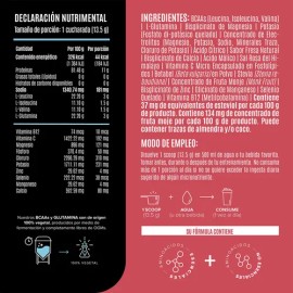 Birdman BCAA + L Glutamina en Polvo | con Electrolitos & Vitamina B12 | Fresa | 30 Porciones