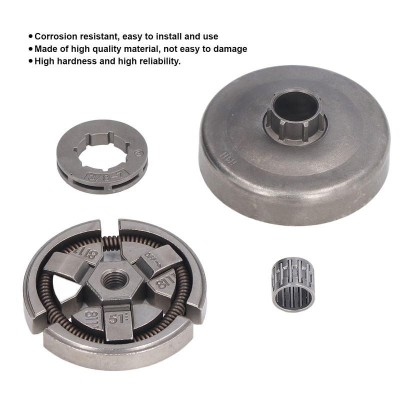 7 Teeth Clutch Drum Sprocket Bearing Kit Chainsaw Upgraded Accessories