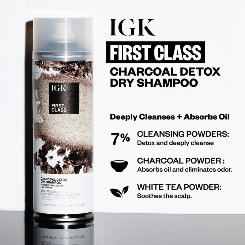 IGK First Class Dry Shampoo + Antisocial Dry Hair Mask