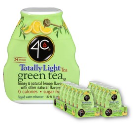 4C Sugar Free Liquid Water Enhancer, Premium Natural Flavors, 0 Calorie, 12 pack (Green Tea)