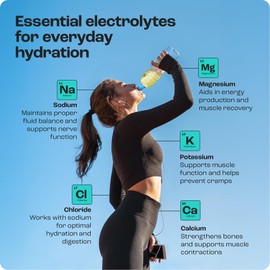 KEY NUTRIENTS Hydration Packets - 2 Delicious Flavors in Electrolytes Powder Packets No Sugar 4 Pack - No Calories, Gluten Free Electrolytes Powder Packet, Non GMO, Made in USA