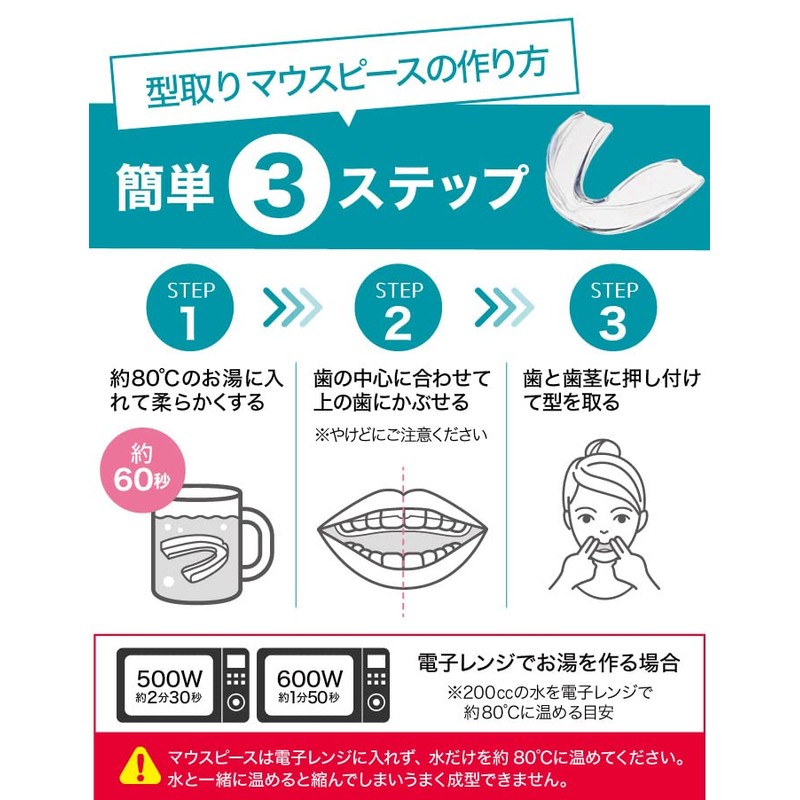 Dr. Qolis Genuine Mouthpiece (Molded Type) Dedicated Case, Instruction Manual