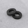 Briny River 100 Pcs Black Tension Rod Washers Replacement Part
