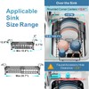 iSPECLE Expandable Dish Drying Rack for Large Sink - Adjustable
