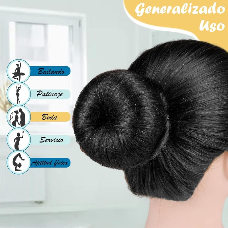Red para Cabello 100 Piezas, Red de Pelo Tejida, 3