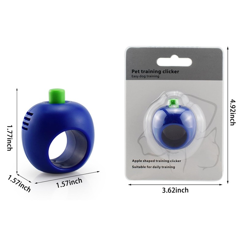 URBEST Fingertip Pet Training Clicker with,Pet Training Clicker for Dog