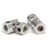 Yeebyee 6mm to 6mm Rotatable Universal Steering Joint Shaft Coupling